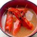 Moggieneko's cooksnap of when they made 海老の頭で♪美味しい海老出汁の味噌汁.