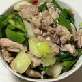 ☆8トマチー8☆'s cooksnap of when they made ピーマンとせせりのガーリック塩炒め　.
