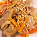 なーなちゃん's cooksnap of when they made 切り干し大根とゴボウと豚肉に簡単甘辛炒め.