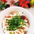 ゆるмαмα's cooksnap of when they made 一人ランチに韓国風？辛旨〜な鮭マヨご飯♬.