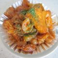 しーちゃんのmama's cooksnap of when they made 厚揚げで簡単ボリューム満点ケチャップ炒め.