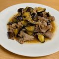 flowerstar's cooksnap of when they made 「なすといえばコレ」茄子と豚バラの炒め物.