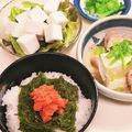 ☆とらねこトラちゃん's cooksnap of when they made 和えるだけ！めかぶ明太子丼.