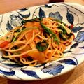スイまんじゅう's cooksnap of when they made セルバチコのトマトソースパスタ.