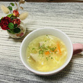 Laufen's cooksnap of when they made 簡単！卵とエリンギのやさしいスープ.