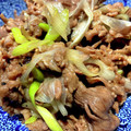 EMIラク's cooksnap of when they made 牛肉とネギの炒め.