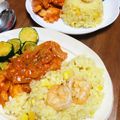 もちっこ橙色's cooksnap of when they made 大好き☆シーフード炊き込みピラフ.