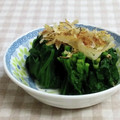 umemodoki's cooksnap of when they made ほうれん草のおひたし〜しっかり絞れる裏技.