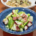 Superlittleboo's cooksnap of when they made タコと胡瓜のねぎ塩和え.