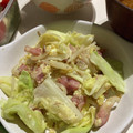 まいもぐ2020's cooksnap of when they made キャべもやウィンナー炒め 卵とじ.