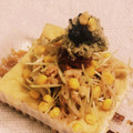 私市ビッキーズ津門巳's cooksnap of when they made “揚げの貝割れ大根梅和えオンザお揚げ”.