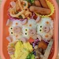 sayuri45's cooksnap of when they made 3匹のこぶた弁当.