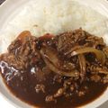 ベティ３'s cooksnap of when they made レトルトカレーで本格ビーフカレー.