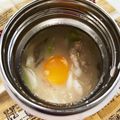 under_sun's cooksnap of when they made 温泉卵スープジャー♪簡単オートミール.