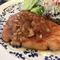 クック5E2Q86☆'s cooksnap of when they made モテる！玉ねぎソースの甘辛豚ソテー.