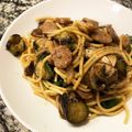 食べ過ぎ野郎's cooksnap of when they made ★なすとベーコンのバルサミコパスタ★.