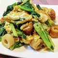 アイリッシュショコラ's cooksnap of when they made 竹輪と小松菜とベーコンのオイスター炒め.