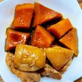 しゅがーぐらいだー's cooksnap of when they made カボチャと鶏もも肉の甘辛煮物レンジで時短.
