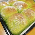 ふかっと's cooksnap of when they made ふわふわ！抹茶ちぎりパン.