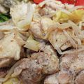 akiyuママ's cooksnap of when they made 鶏ももともやしのねぎ塩蒸し.