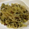 papikun's cooksnap of when they made 簡単！しらたき・辛子高菜・しらす炒め.