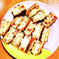 motomi♪'s cooksnap of when they made ピザ風ちくわ♥.