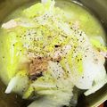クックM96XDX☆'s cooksnap of when they made 白菜とサケの蒸し煮.