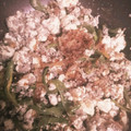 ♬あじさいのレシピ♬'s cooksnap of when they made 簡単☆ピーマンと挽き肉と豆腐の和風炒め.