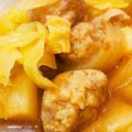ぱぴぷーぷ's cooksnap of when they made ☆簡単☆キャベツと肉団子のトマトスープ.