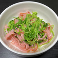 チャン太郎Jr's cooksnap of when they made 豆苗とハムのゴマ和え★.