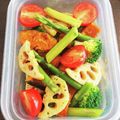 sayacarta's cooksnap of when they made おしゃれ温野菜サラダ.