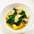 あっこ姉's cooksnap of when they made ほうれん草と厚揚げと豚肉のうま煮.