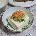 mmameco's cooksnap of when they made 桜えび＆ネギのオリーブオイル☆冷奴.