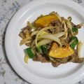mmameco's cooksnap of when they made ポン酢でサッパリ！牛肉とカボチャの炒め物.