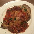 Yokchina's cooksnap of when they made 父直伝☆豚ステーキ～玉ねぎトマトソース～.