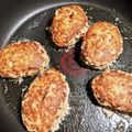 クック6ZK957☆'s cooksnap of when they made 弱火でふっくらハンバーグ(科学的焼き方).