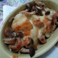 南国diver's cooksnap of when they made きのことじゃがいもの万能味ソースグラタン.