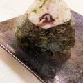 ちゃまたまご's cooksnap of when they made 梅干と大葉のおにぎり.