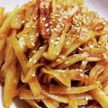 瑚ちゃん's cooksnap of when they made だいこん皮・にんじんのきんぴら.