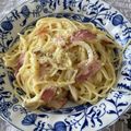 んりおか's cooksnap of when they made ☆簡単我が家のカルボナーラ☆無駄なく全卵.