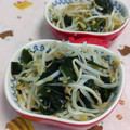 赤い電話's cooksnap of when they made ささっと➖もやしと乾燥ワカメ➖炒めもの.