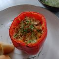 candyboat's cooksnap of when they made とろけるチーズ＆カレー味♪パプリカ肉詰め.