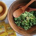 Mu～'s cooksnap of when they made ソフトケールのハニーマスタードサラダ。.