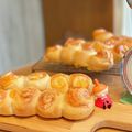 LULU♡まみ's cooksnap of when they made ハムとチーズの可愛いミニロールパン.