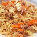 わたぼうし♪'s cooksnap of when they made 【簡単！幼児食】残り物焼うどん♡.