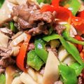 KOTARO1230's cooksnap of when they made 牛肉とピーマン、エリンギ炒め.