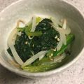 いちみん☆'s cooksnap of when they made 草津ほうれん草ともやしのナムル（大路区）.