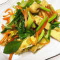 ぽぽりん's cooksnap of when they made かぶの葉と油揚げの煮浸し.