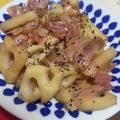 ゆみっち先生's cooksnap of when they made 大人の味！レンコンとベーコンの黒胡椒炒め.