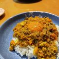 あおいくま☆'s cooksnap of when they made スパイスたっぷりキーマカレー.